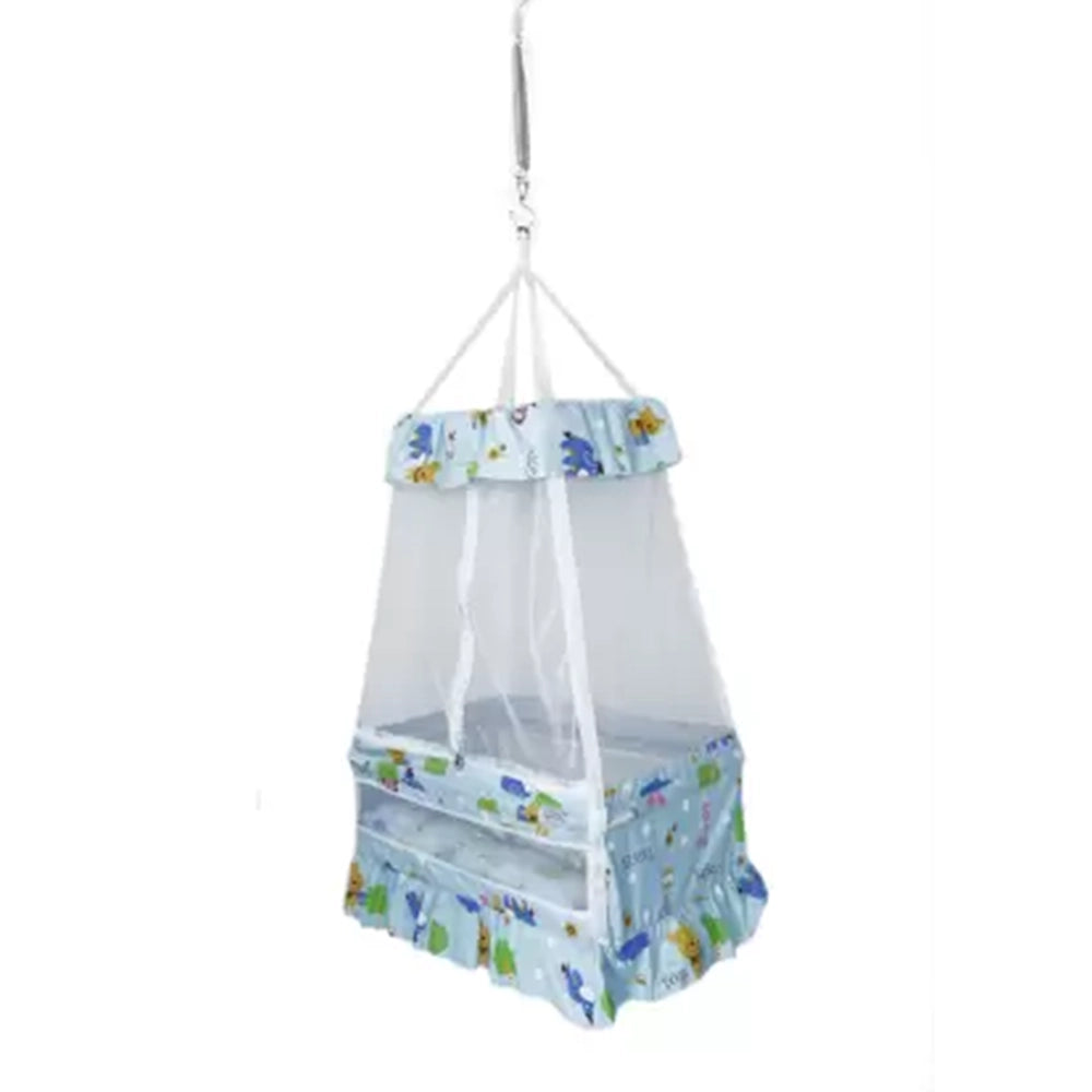 King Size Baby Crib Cradle with Bed and Pillow-1